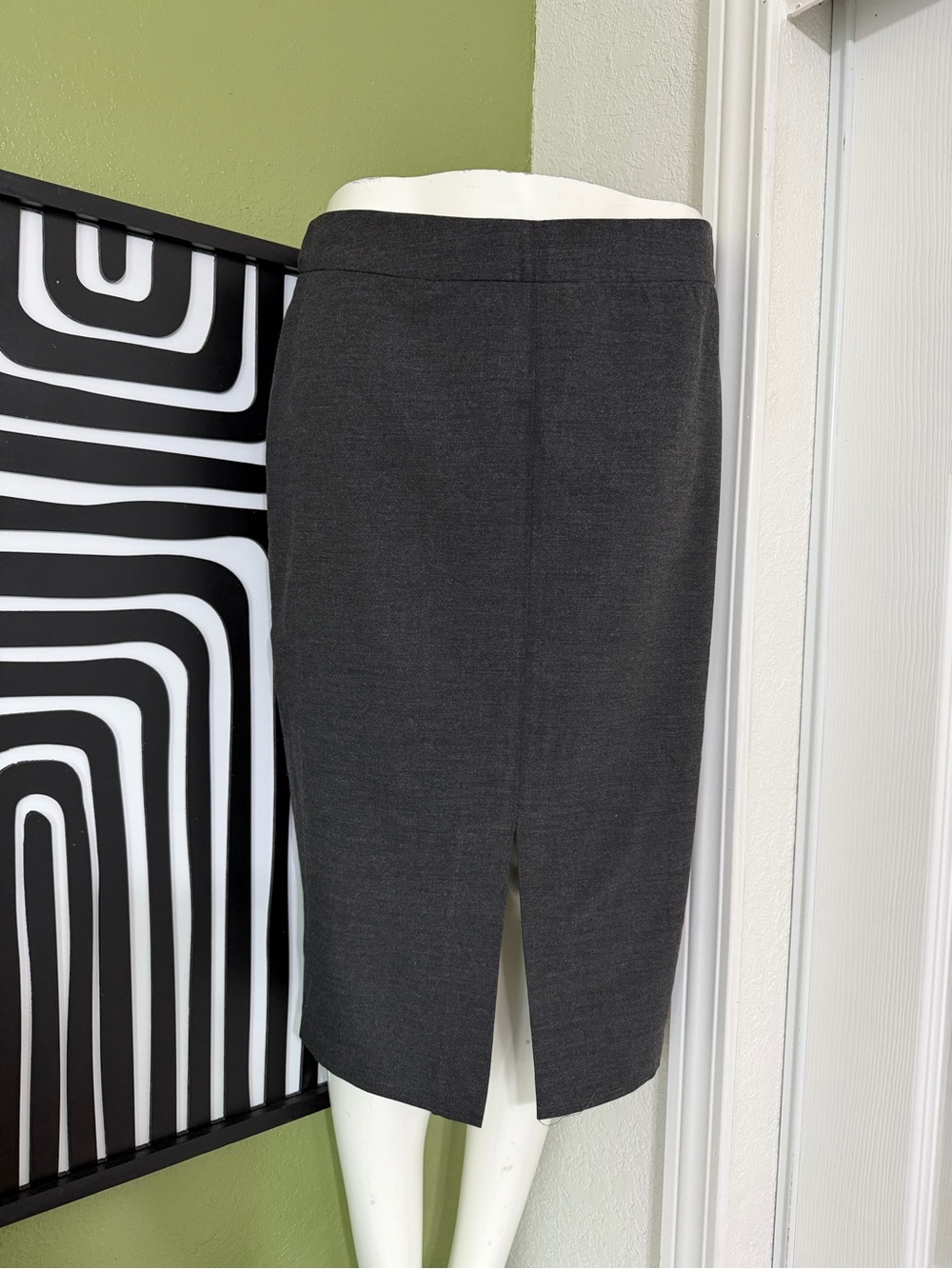 Catherine Malandrino Dark Gray Pencil Skirt